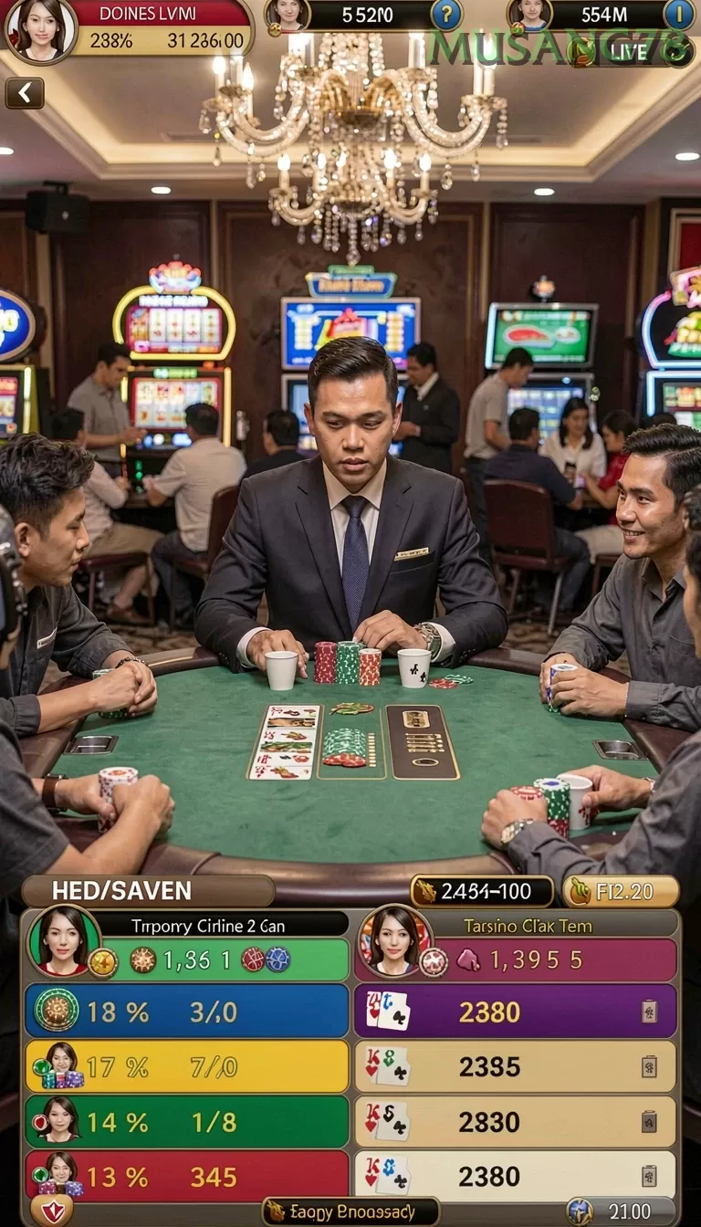 Cuplikan layar DINGDONG77 — menu navigasi