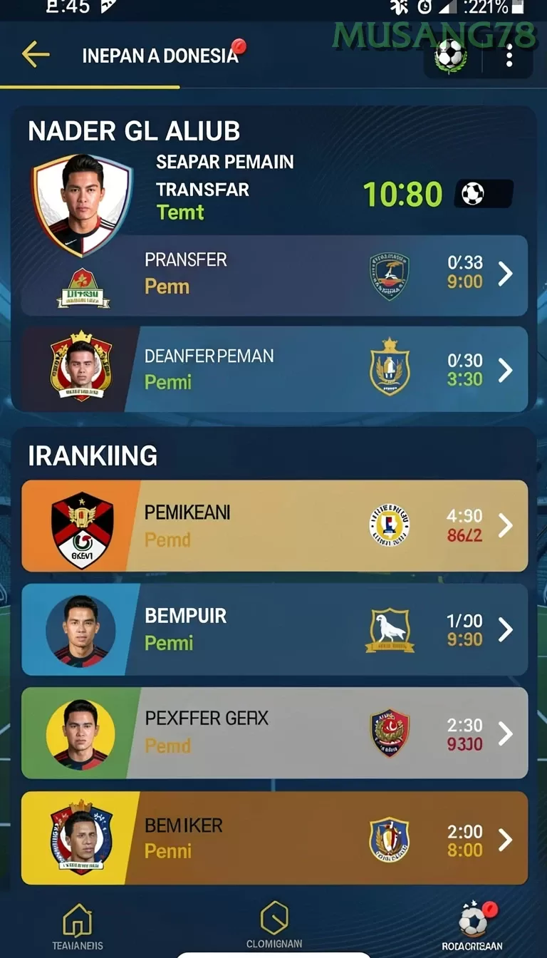Cuplikan layar IDC88JOKER — menu navigasi
