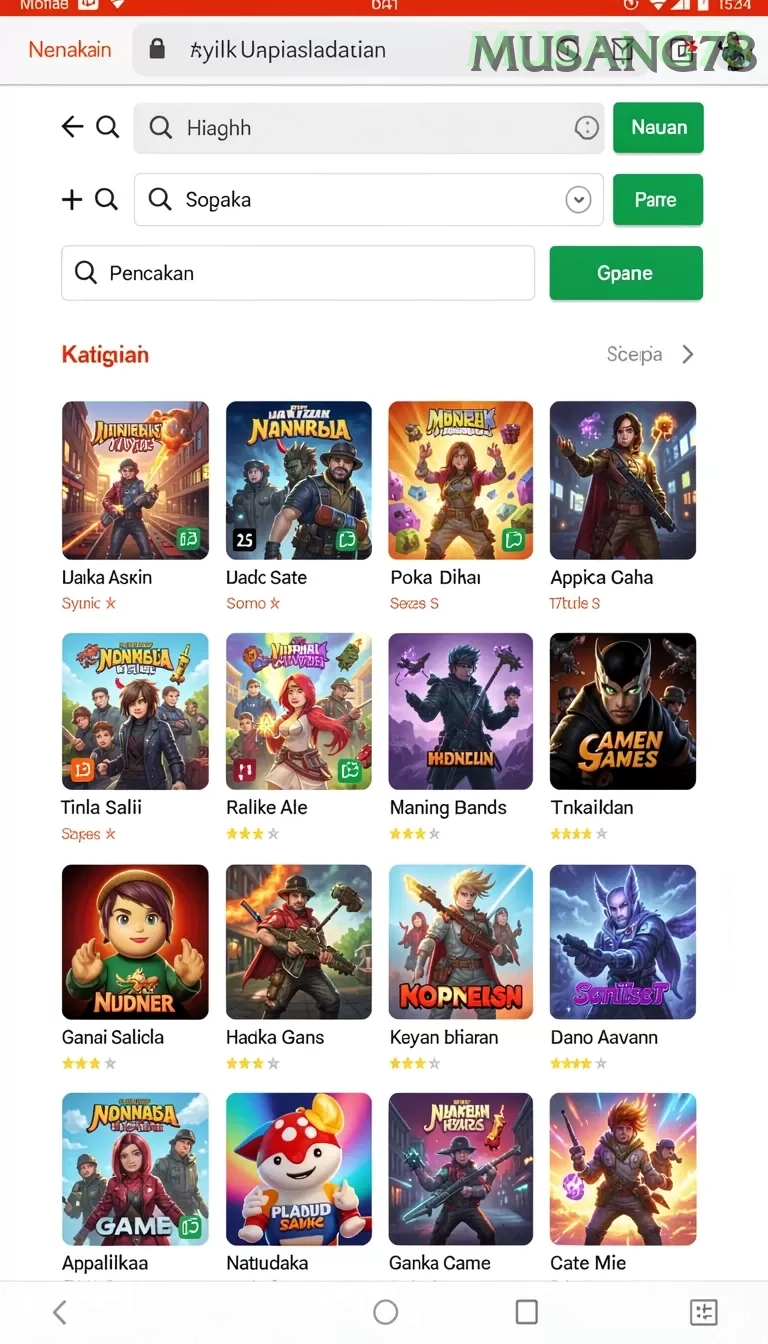 Cuplikan layar SVIP10 — menu navigasi